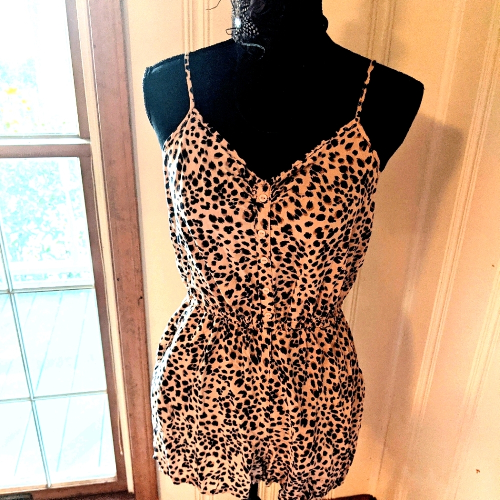 COPY - Leopard print Romper